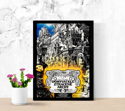 Raiders of The Lost Ark framed poster