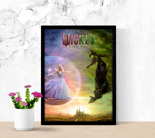 Wicked For Good framed poster