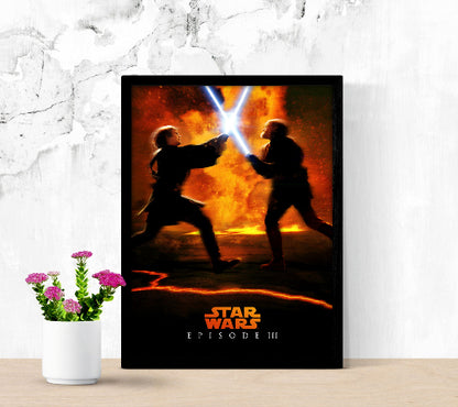 Star Wars Episode III Revenge of The Sith framed poster
