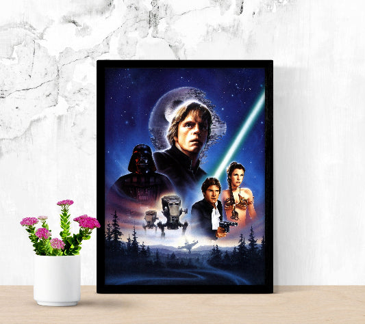 Star Wars Episode VI Return of The Jedi framed poster