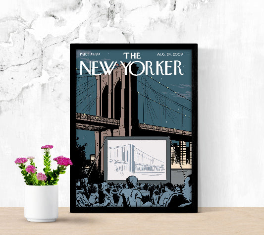 The New Yorker Aug 24 2009 framed poster