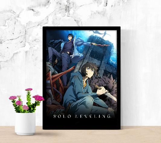 Solo Leveling framed poster