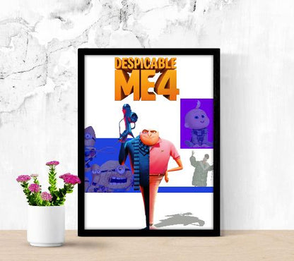 Despicable Me 4 framed poster