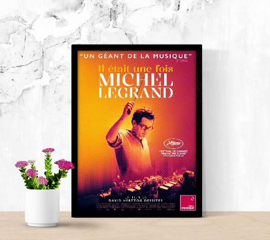 Il était une fois Michel Legrand framed poster