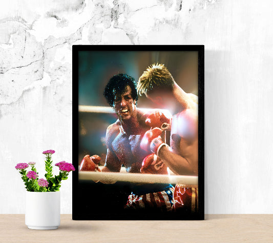 Rocky IV framed poster