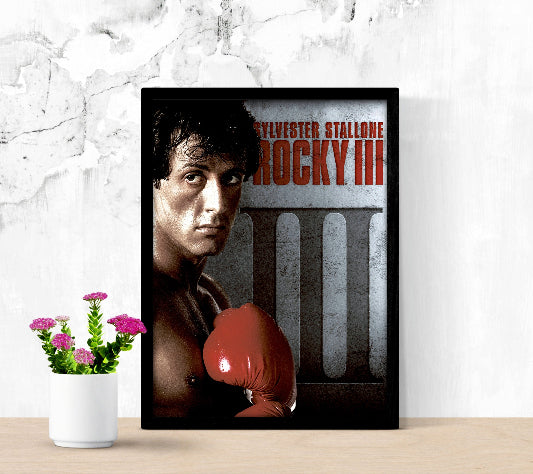 Rocky III framed poster