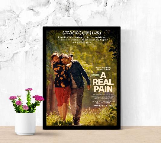 A Real Pain framed poster