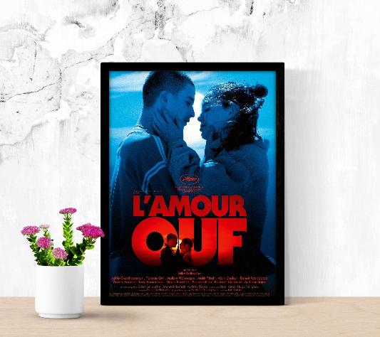 L'amour Ouf framed poster