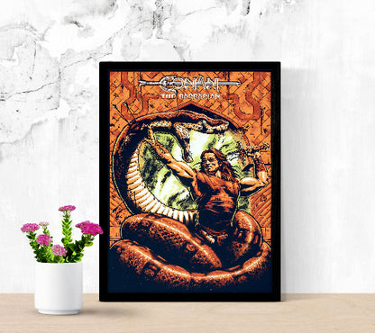 Conan The Barbarian Cinematic Wall Art framed poster