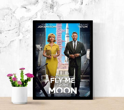 Fly Me To The Moon framed poster