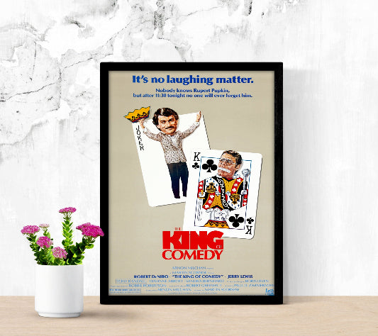 The King of Comedy framed poster