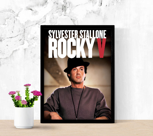 Rocky V framed poster