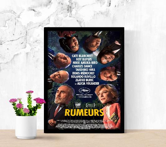 Rumours framed poster