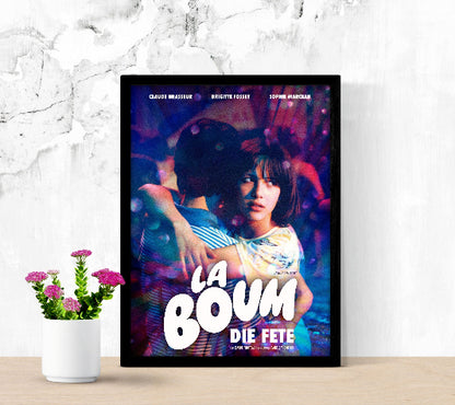 La Boum framed poster