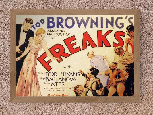 Freaks framed poster