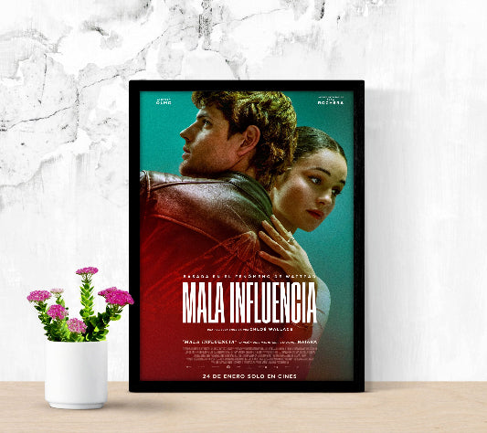 Mala Influencia framed poster