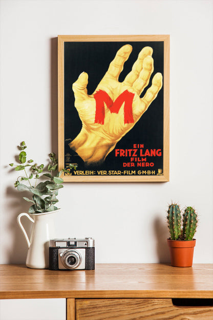 M Fritz Lang framed poster