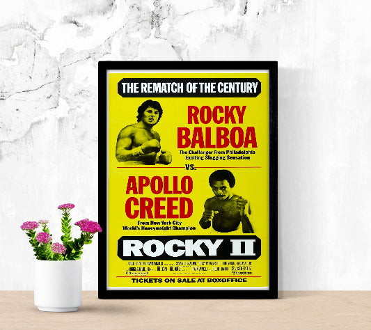 Rocky II framed poster