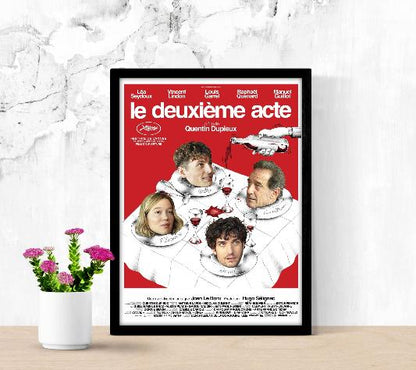 Le deuxième acte framed poster