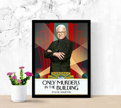 Only Murders In The Building framed poster