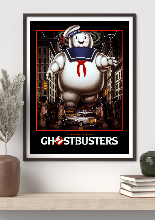 Ghostbusters framed poster