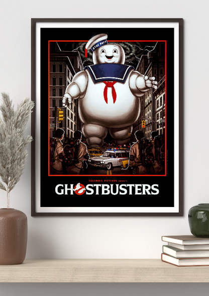 Ghostbusters framed poster