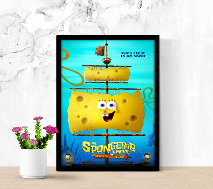 The Spongebob Movie Search For Squareparts framed poster
