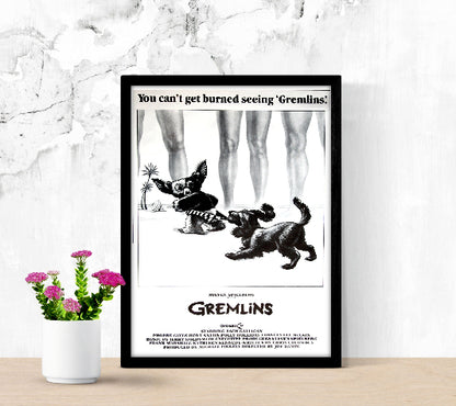 Gremlins framed poster