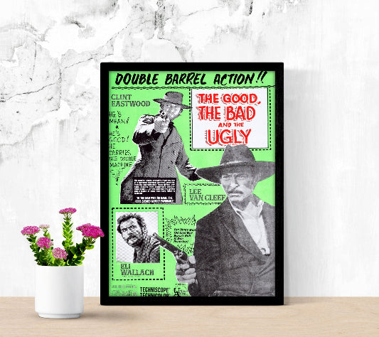 The Good The Bad and The Ugly framed poster