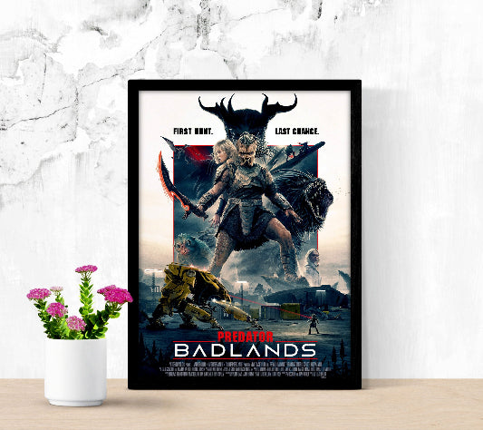 Predator Badlands framed poster
