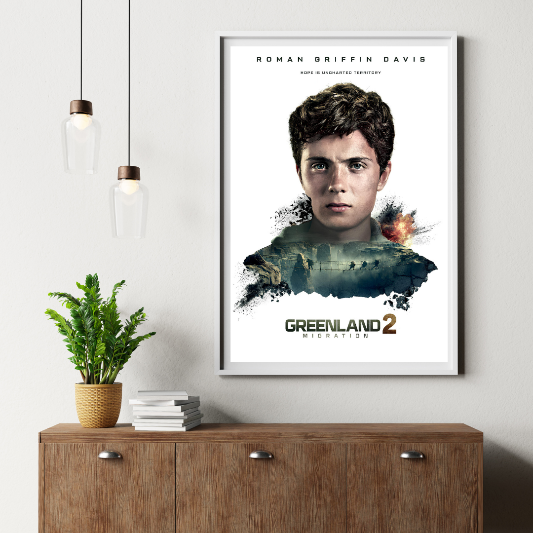 Greenland 2 Migration framed poster