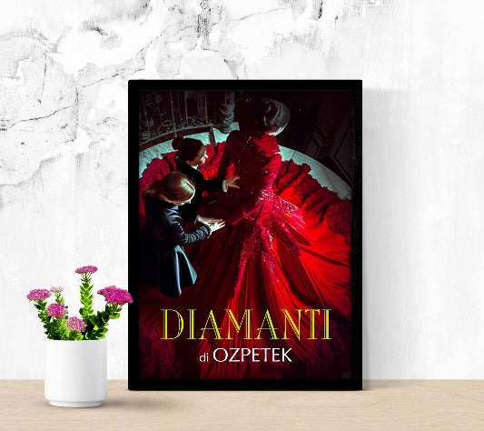 Diamanti framed poster