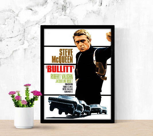 Bullit framed poster