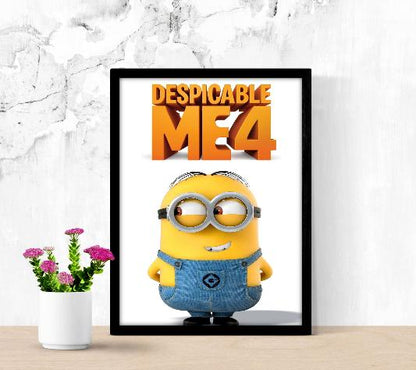 Despicable Me 4 framed poster