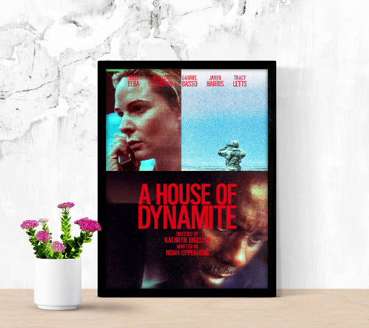 A House of Dynamite framed poster