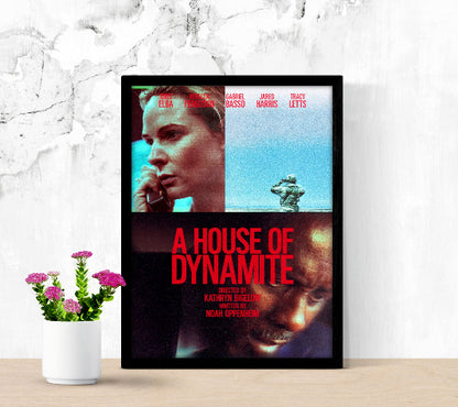 A House of Dynamite framed poster