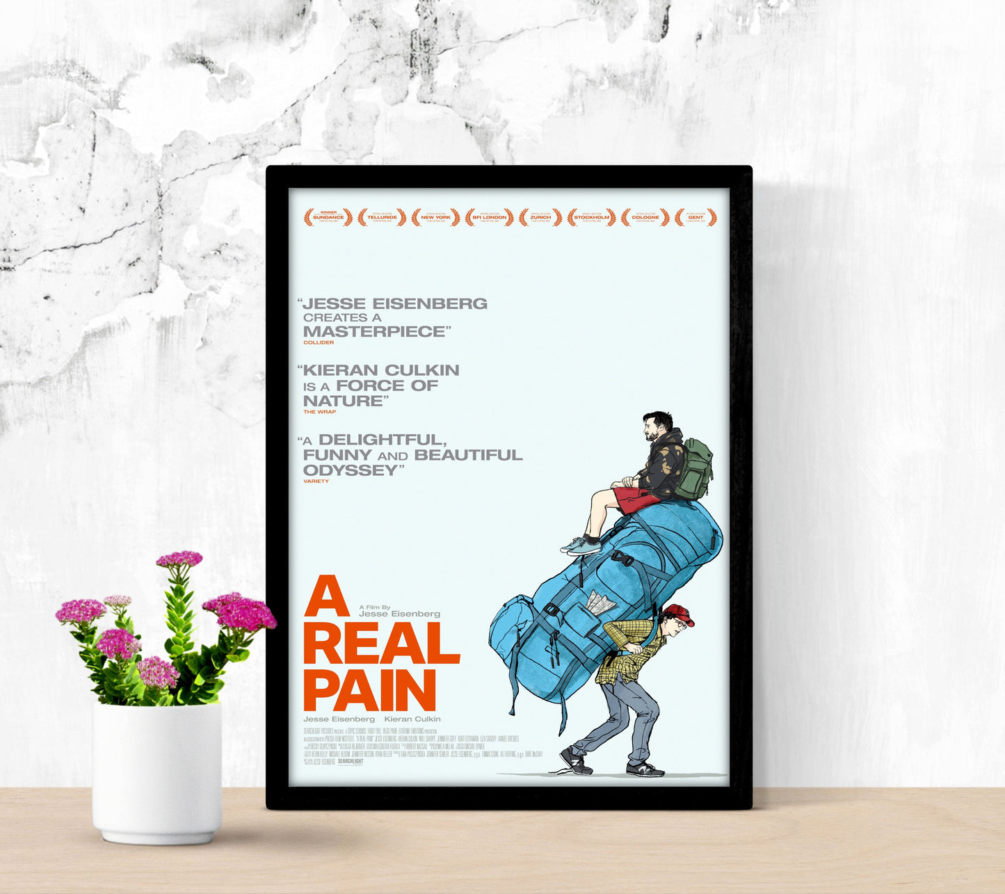 A Real Pain - paper poster