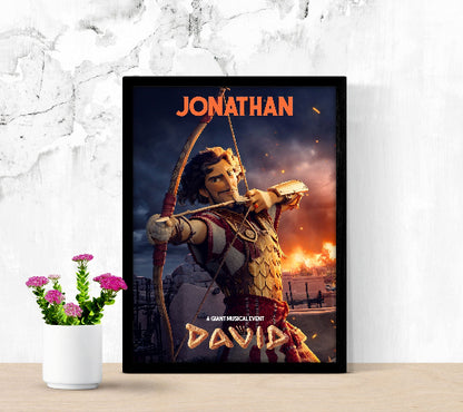 David framed poster
