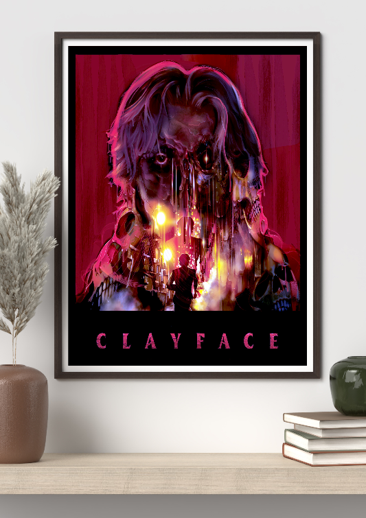 Clayface framed poster