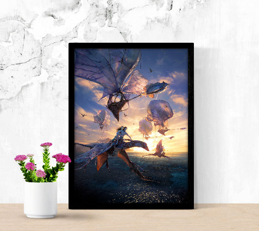 Avatar Fire And Ash framed poster