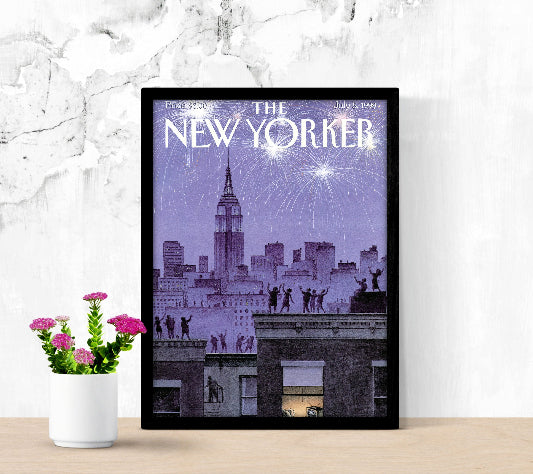 The New Yorker July 5 1999 framed poster
