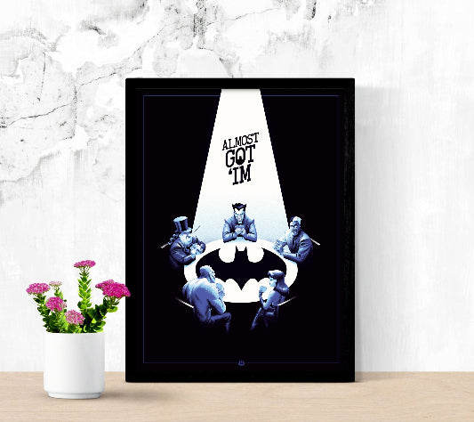 Batman The Animated Series framed poster