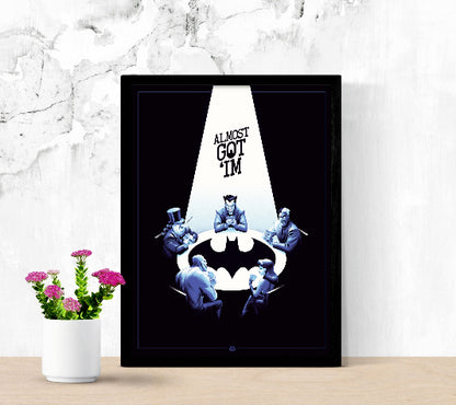 Batman The Animated Series framed poster