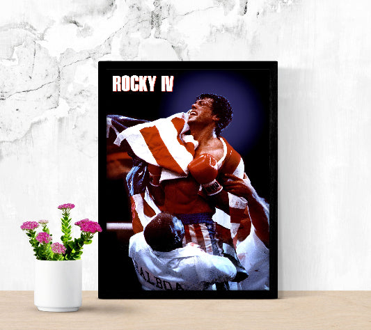 Rocky IV framed poster