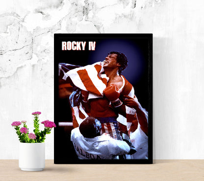 Rocky IV framed poster
