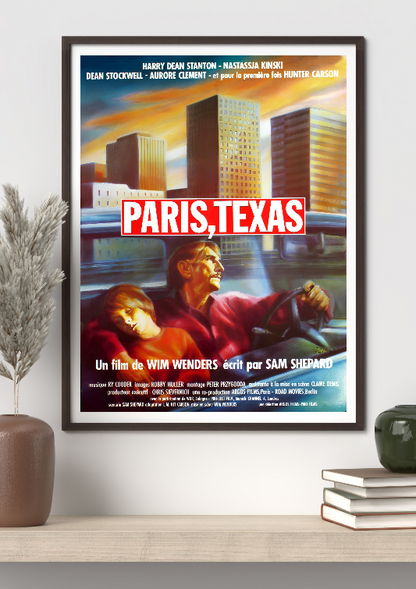 Paris Texas framed poster