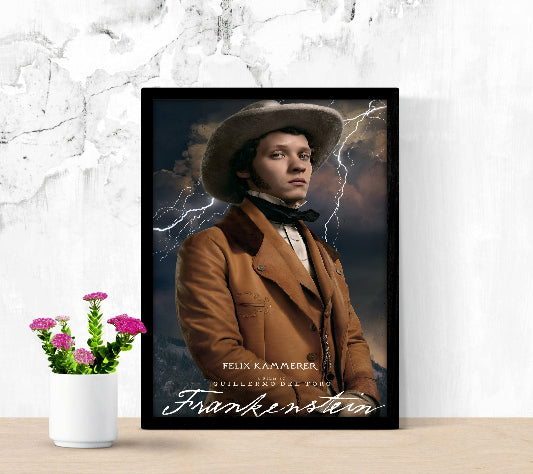 Frankenstein framed poster