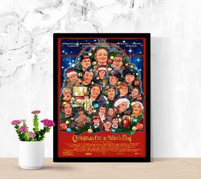 Christmas Eve in Miller's Point framed poster