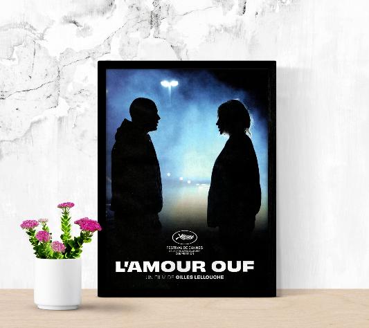 L'amour Ouf framed poster