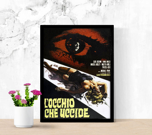 L'occhio che uccide framed poster